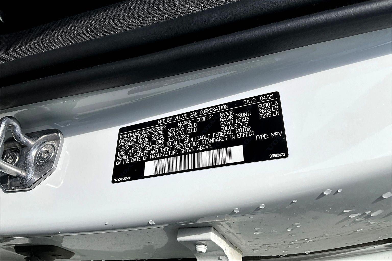 2021 Volvo XC90 Momentum