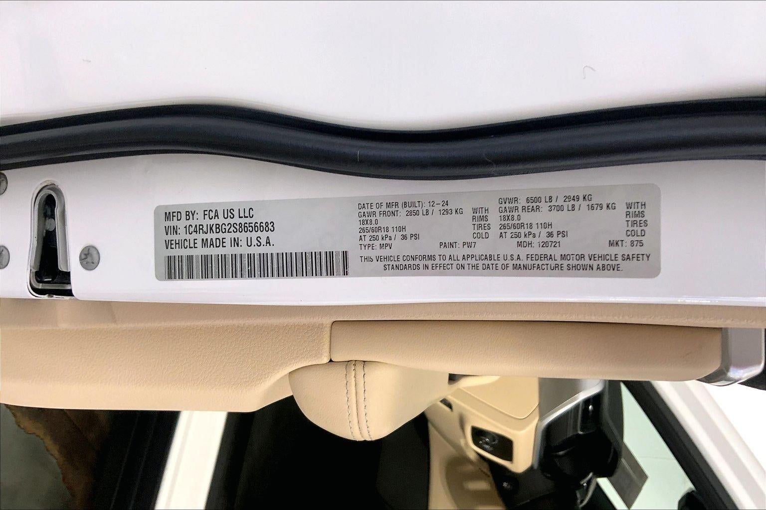 2025 Jeep Grand Cherokee L Limited 4x4