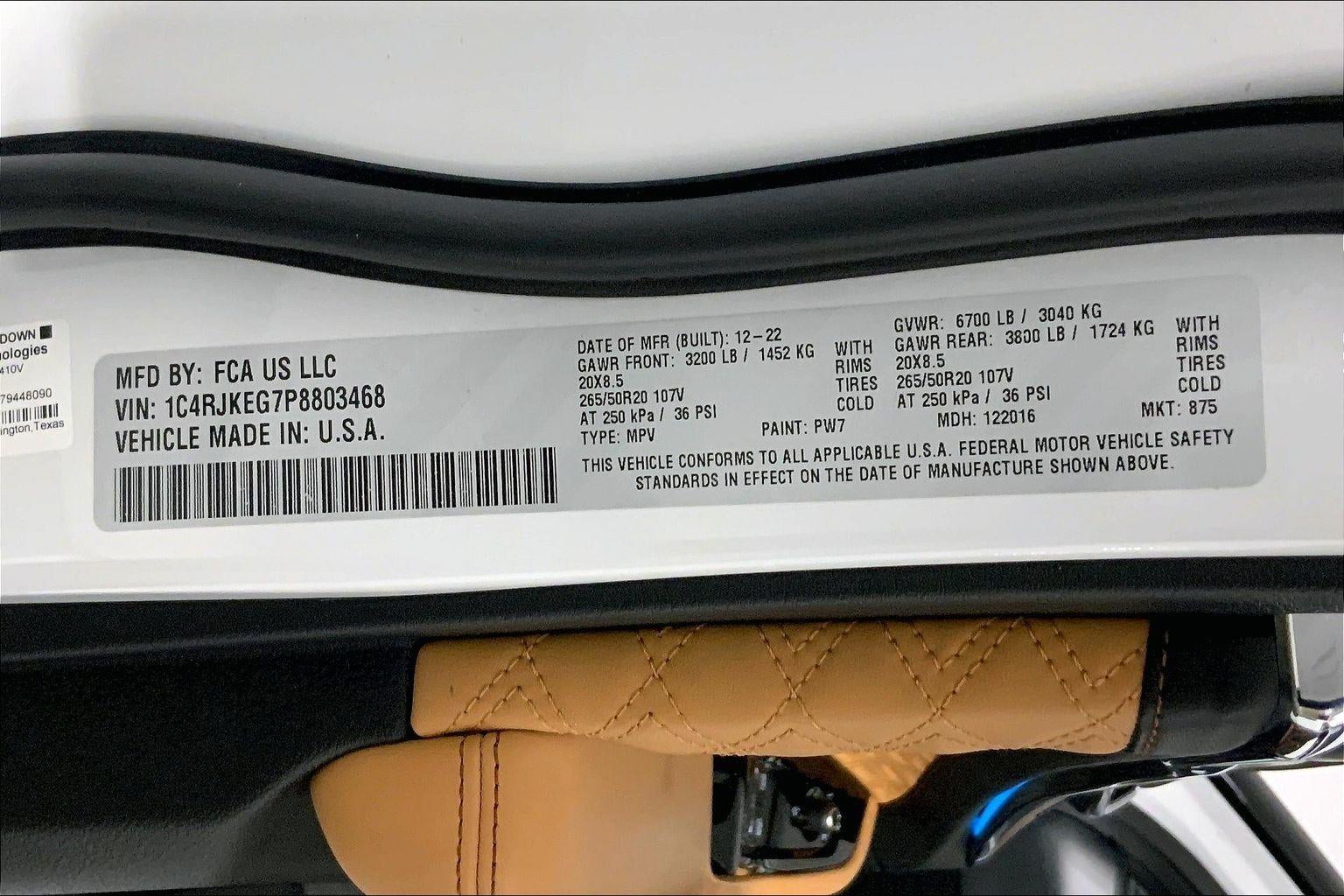 2023 Jeep Grand Cherokee L Summit 4x4