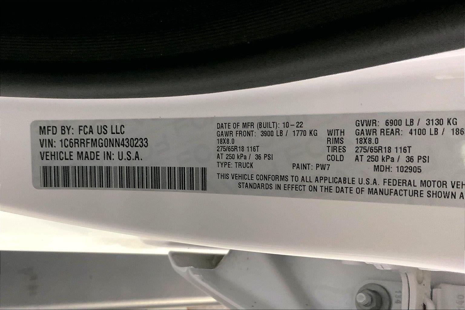 2022 RAM 1500 Big Horn