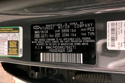 2024 Hyundai Elantra Limited