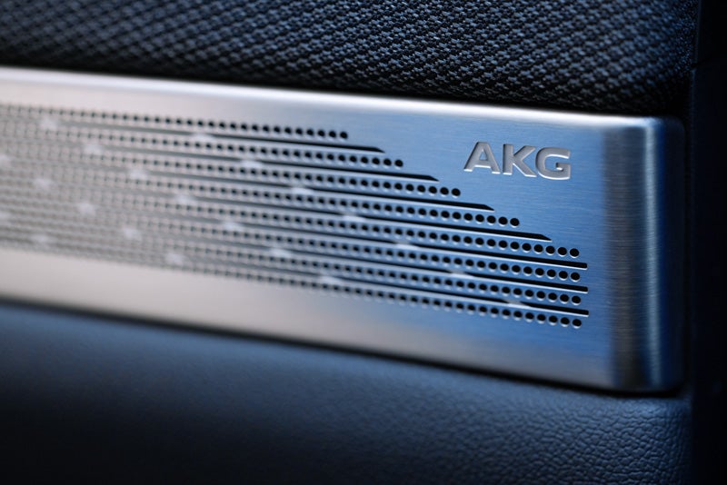 Close-up View of the AKG Studio Audio Speaker | Cable Dahmer Cadillac of Kansas City in Kansas City MO