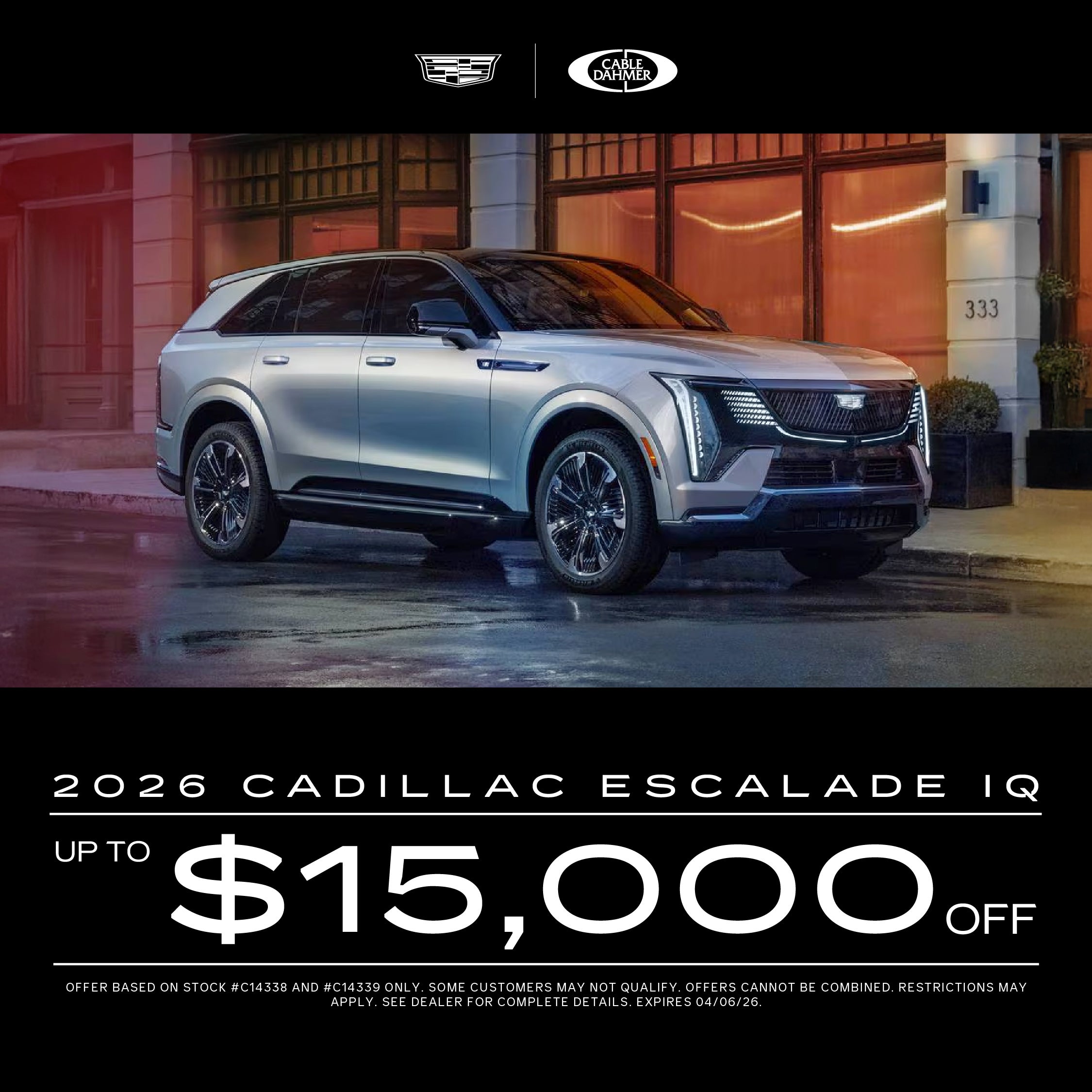 2026 Cadillac Escalade IQ